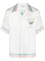 Casablanca chemise Tennis Club en soie - thumbnail