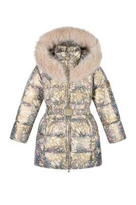Le Chic winter winterjas meisjes - goud - Bodette - AOP vlinder