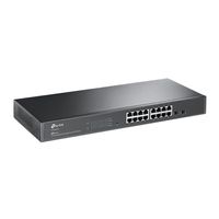 TP-Link TL-SG2218 netwerk-switch Managed L2/L2+ Gigabit Ethernet (10/100/1000) 1U Zwart - thumbnail