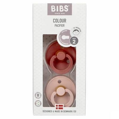 Bibs 2 Fopspeen Duo Woodchuck Blush