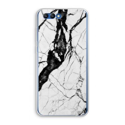 Witte marmer 2: Honor 10 Transparant Hoesje