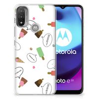 Motorola Moto E20 | E40 Siliconen Case IJsjes - thumbnail