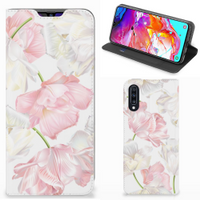 Samsung Galaxy A70 Smart Cover Lovely Flowers - thumbnail