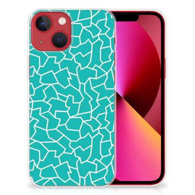 Apple iPhone 13 | Hoesje maken | Cracks Blue