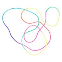 Regenboog Vingertouw Regenboog Vingertouw