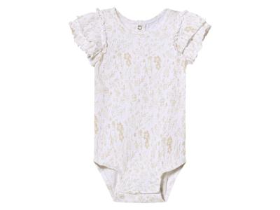 lupilu Baby romper (Bloemen/wit, 74/80)