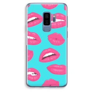 Bite my lip: Samsung Galaxy S9 Plus Transparant Hoesje