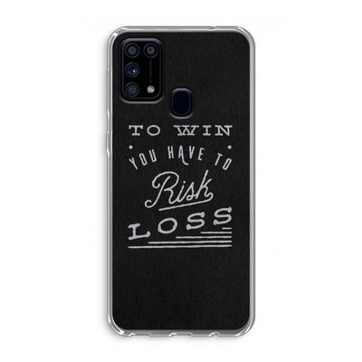 Risk loss: Samsung Galaxy M31 Transparant Hoesje