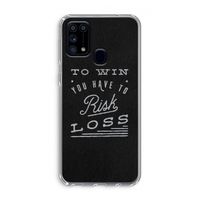 Risk loss: Samsung Galaxy M31 Transparant Hoesje