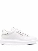 Karl Lagerfeld baskets K/Monogram Kapri en cuir - Blanc