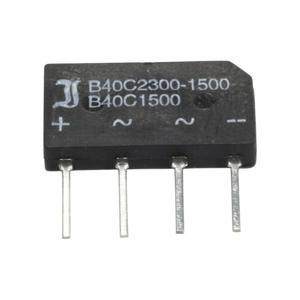 Diotec B80C1500A Bruggelijkrichter SIL-4 160 V 2.3 A Eenfasig