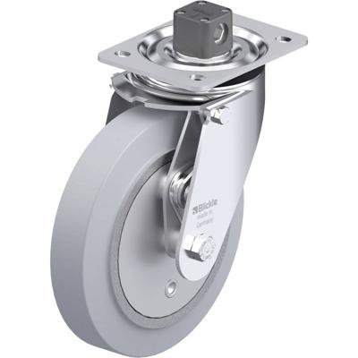 Blickle L-GEV 200K-TTM13-SG Plaatstalen zwenkwiel Wieldiameter: 200 mm Draagvermogen (max.): 400 kg 1 stuk(s)