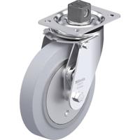 Blickle L-GEV 200K-TTM13-SG Plaatstalen zwenkwiel Wieldiameter: 200 mm Draagvermogen (max.): 400 kg 1 stuk(s)