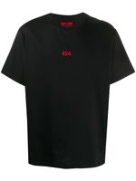 424 t-shirt à logo brodé - Noir - thumbnail