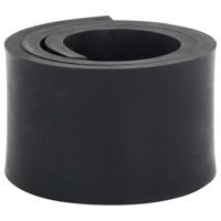 Rubberen rand voor sneeuwploeg 100x8x1 cm zwart