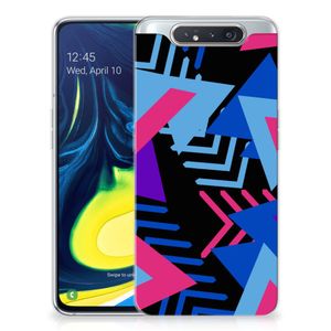 Samsung Galaxy A80 TPU Hoesje Funky Triangle