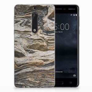 Nokia 5 TPU Siliconen Hoesje Steen