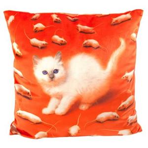 Seletti Toiletpaper kussen 50x50 Kitten