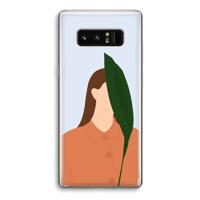 Leaf: Samsung Galaxy Note 8 Transparant Hoesje - thumbnail
