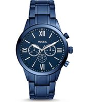 Horlogeband Fossil BQ2191 Roestvrij staal (RVS) Blauw 26mm