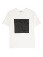 Lanvin Enfant t-shirt à logo brodé - Blanc - thumbnail