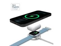 Mobilize Mobilize 3in1 Magnetic Wireless Charger MagSafe Compatible 15W White