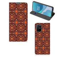 OnePlus 8T | Hoesje met Magneet | Batik Brown