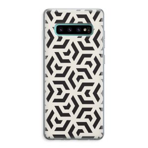 Crazy pattern: Samsung Galaxy S10 Plus Transparant Hoesje