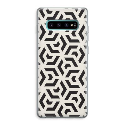 Crazy pattern: Samsung Galaxy S10 Plus Transparant Hoesje