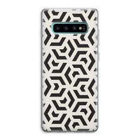 Crazy pattern: Samsung Galaxy S10 Plus Transparant Hoesje