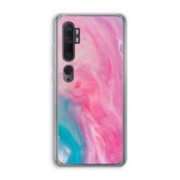 Roze explosie: Xiaomi Mi Note 10 Transparant Hoesje