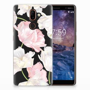 Nokia 7 Plus TPU Case Lovely Flowers