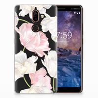 Nokia 7 Plus TPU Case Lovely Flowers - thumbnail