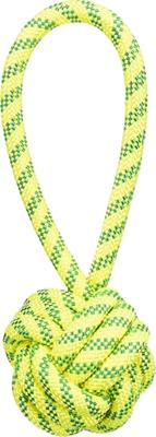 TRIXIE AQUATOY TOUW MET BAL DRIJVEND POLYESTER GEEL / GROEN
