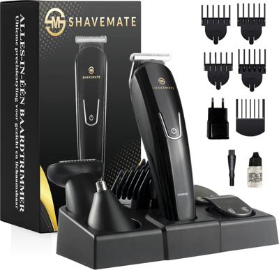 ShaveMate 5-in-1 Draadloze Baardtrimmer Bodygroomer mannen Waterproof