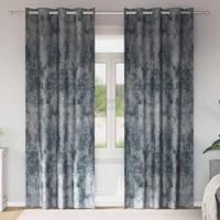 VidaXL Velvet gordijnen 2 pcs zilvergrijs 260 x 140 cm fluweel