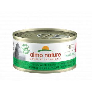 Almo Nature HFC Natural tonijn met maïs natvoer kat (70 g) 24 x 70 g