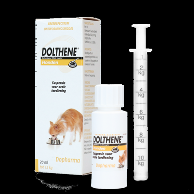 Dolthene breedwerkende ontworming hond