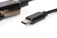 Digitus DA-70166 1m USB-C D-Sub Mannelijk Mannelijk Zwart USB-kabel - thumbnail