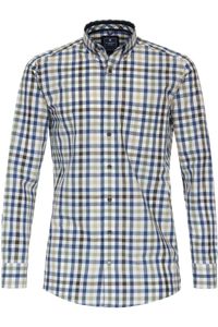 Redmond Casual Regular Fit Overhemd groen, Ruit