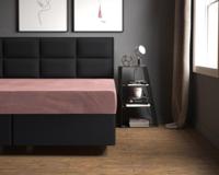 Sleeptime Velvet hoeslaken Oud Roze 140 x 200