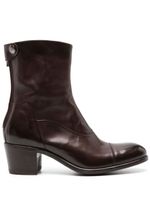 Alberto Fasciani bottines Oxana 70 mm en cuir - Marron - thumbnail