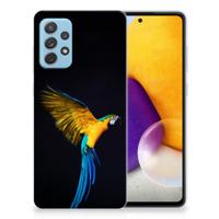 Samsung Galaxy A72 | TPU Hoesje | Papegaai