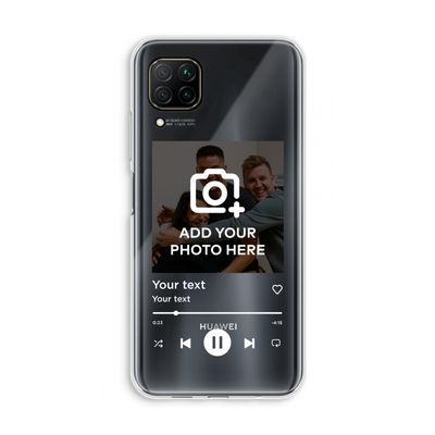 Music Player: Huawei P40 Lite Transparant Hoesje