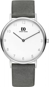 Horlogeband Danish Design IV14Q1173 Leder Grijs 18mm