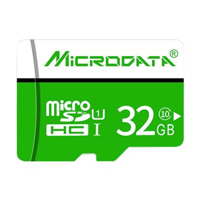 MICROGEGEVENS 32GB U1 groen en wit TF (Micro SD) geheugenkaart