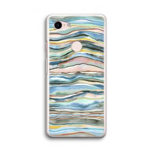 Watercolor Agate: Google Pixel 3 Transparant Hoesje