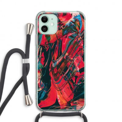 Endless Descent: iPhone 11 Transparant Hoesje met koord