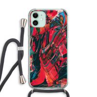Endless Descent: iPhone 11 Transparant Hoesje met koord