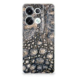 OPPO Reno8 Pro TPU Hoesje Krokodillenprint